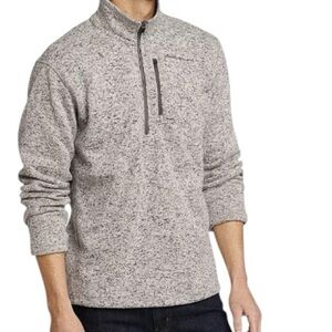 Eddie  BAUER Mens Convector 1/2 Zip Charcoal
Heather NWOT